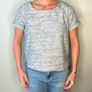 Grey Short Sleeve Top